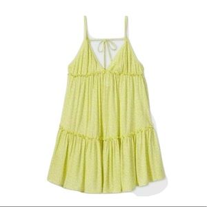 Wild Fable Women's Sleeveless Tiered Swing Dress L